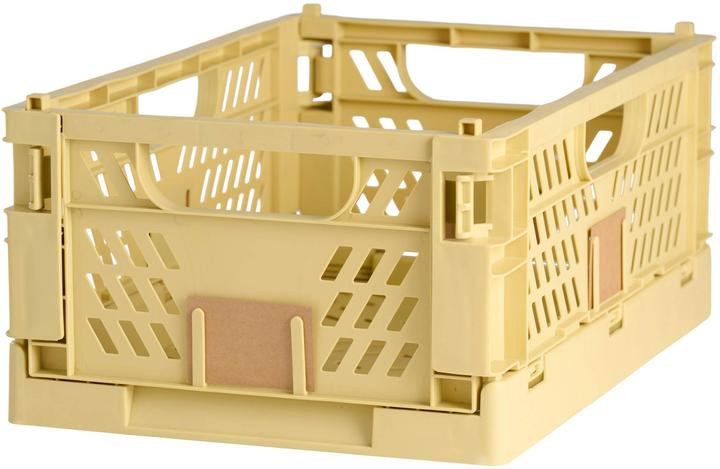 Schou Faltbox 50 x 33 x 20 cm, 2 Stück, Gelb (50 cm, 27.60 l, 2x)