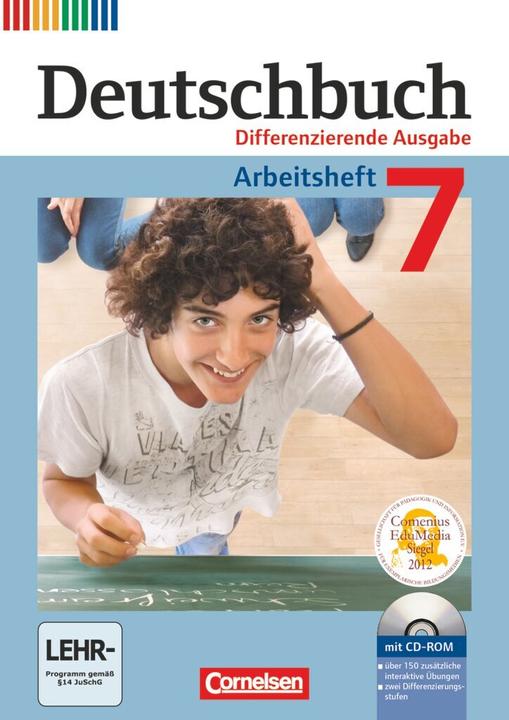 Produktbild Deutschbuch 7. Schuljahr. Differenzierende Ausgabe. Arbeitsheft mit Lösungen (Deutsch, Agnes/Dick, Friedrichua, Rusnok, Toka-Lena/Fulde, 2014)