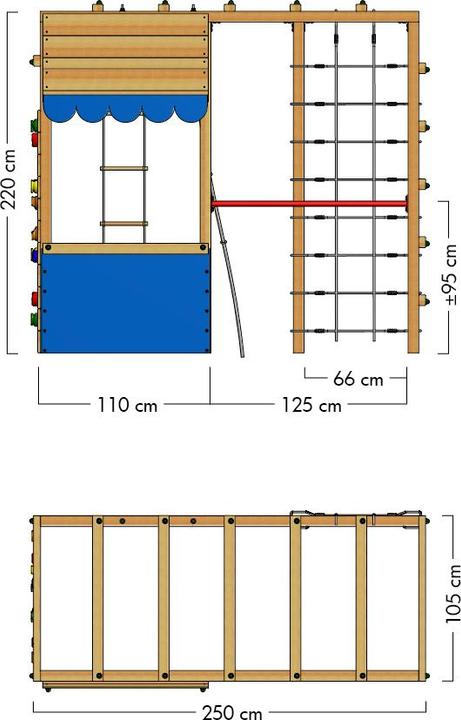 Produktbild Wickey Klettergerüst Smart Action