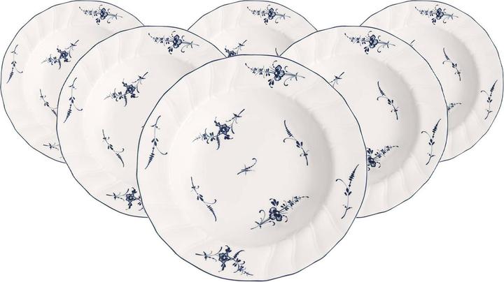 Villeroy & Boch Vieux Luxembourg Suppenteller (6 x, 22.50 cm)