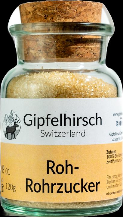 Actual product image Gipfelhirsch Raw cane sugar (120 g)