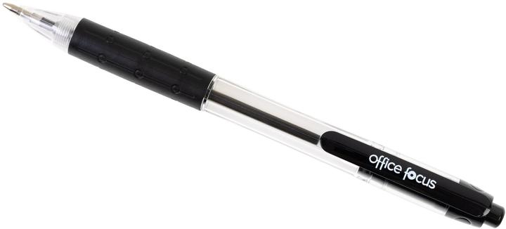 Immagine prodotto Office focus Kugelschreiber Focus 1 mm Mine, Schwarz, 12 (Nero, 12x)