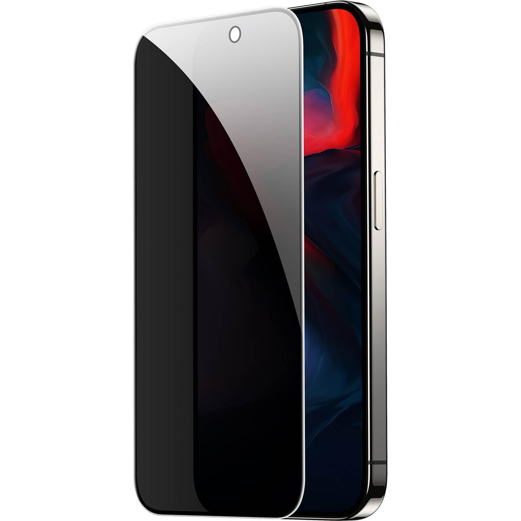 Thumbnail - ESR Tempered-Glass Privacy Displayschutz (1 Stück, Apple iPhone 15 Pro), Smartphone Schutzfolie