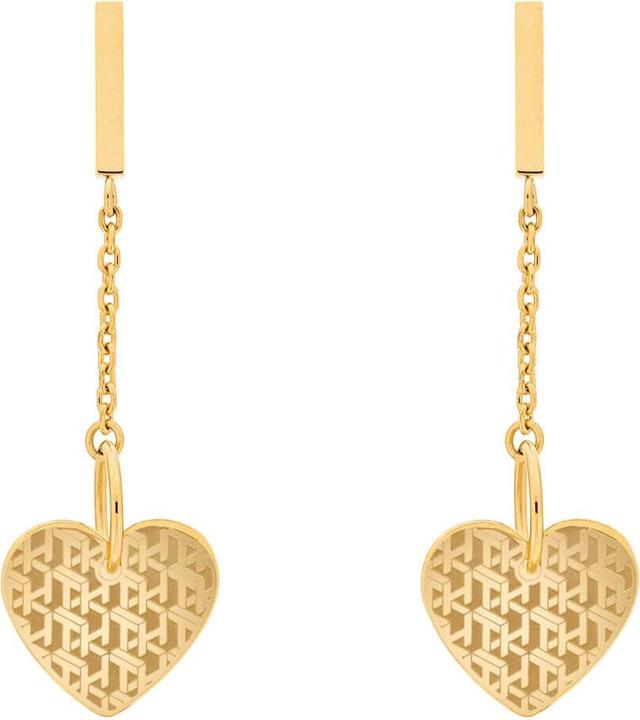 Image du produit Tommy Hilfiger Boucles d'oreilles en acier plaqué or avec pendentif coeur TH2780303 (L)