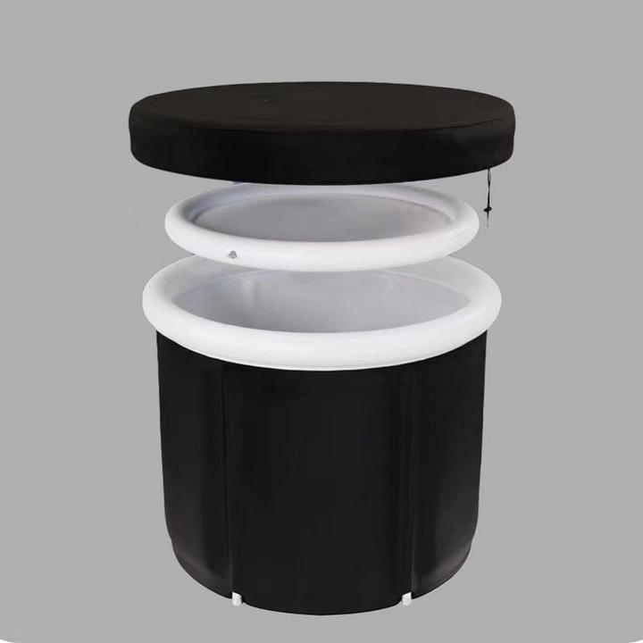 Produktbild Consumer electronics OEM Foldable portable inflatable bathtub 80 x 79 cm black (80 cm, 79 cm)