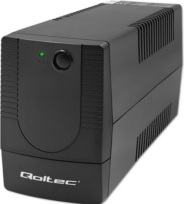 Qoltec Zasilacz awaryjny UPS | Monolith | 1000VA | 600W (1000 VA, 600 W, Line-interactive UPS)