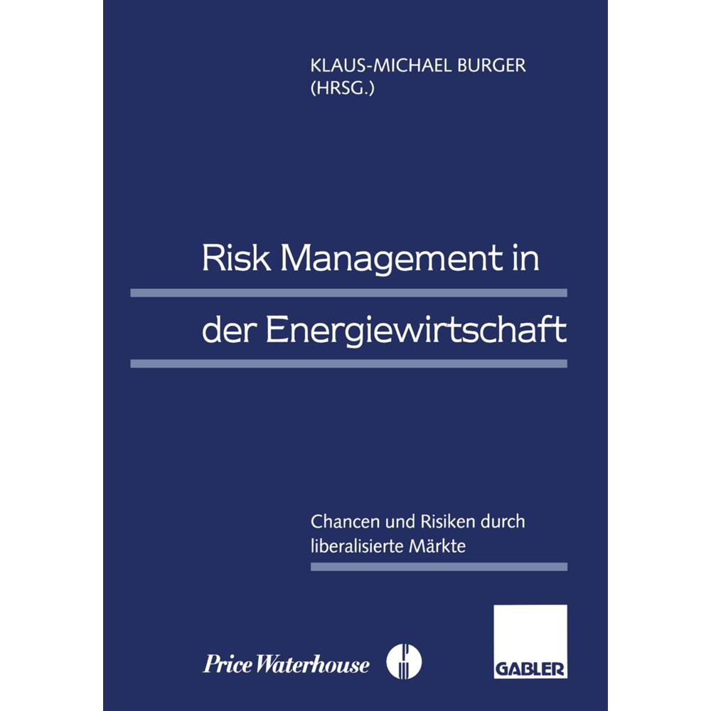 Risk Management in der Energiewirtschaft, Fachbücher von Klaus-Michael Burger, Price Waterhouse