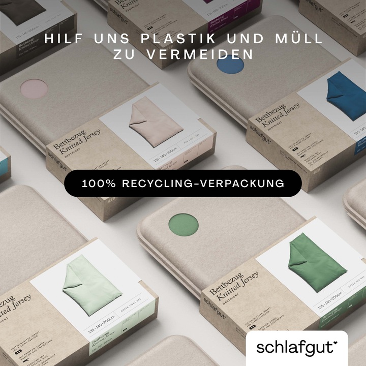 Produktbild schlafgut Knitted Jersey (Duvetbezug, 200 x 200 cm)