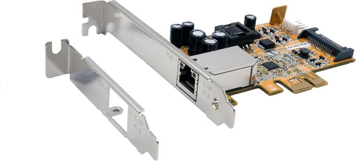 Image du produit Exsys GmbH Carte réseau 1 port PCIe 2.5G PoE (PCI-E x1)
