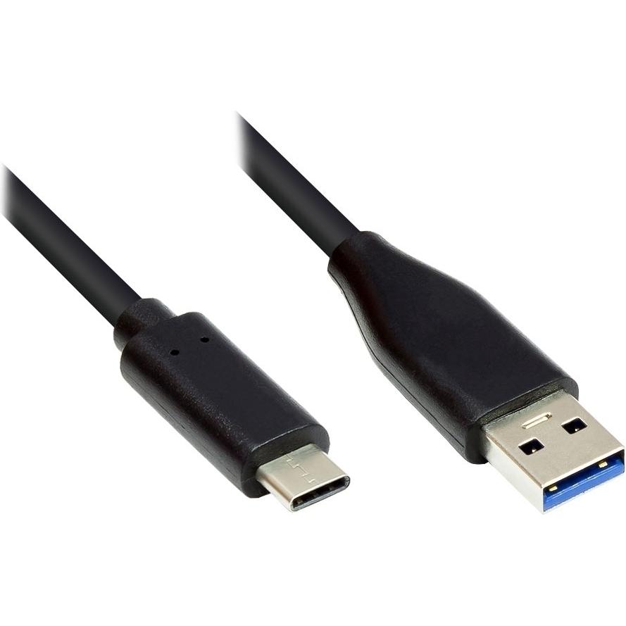 Exsys USB A – USB C (0.50 m, USB 3.1), USB Kabel