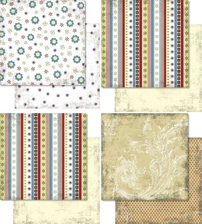 Produktbild Ursus Designpapier Retro 190g/qm 30,5x30,5cm VE=50 Blatt (190 g/m², 50x)