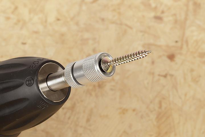 Actual product image wolfcraft 1 bit holder w. depth stop l=72mm