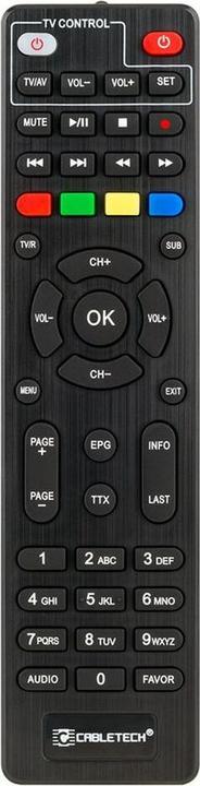 Actual product image Cabletech Tuner DVB-T2 H.265 HEVC (DVB-T, DVB-T2)