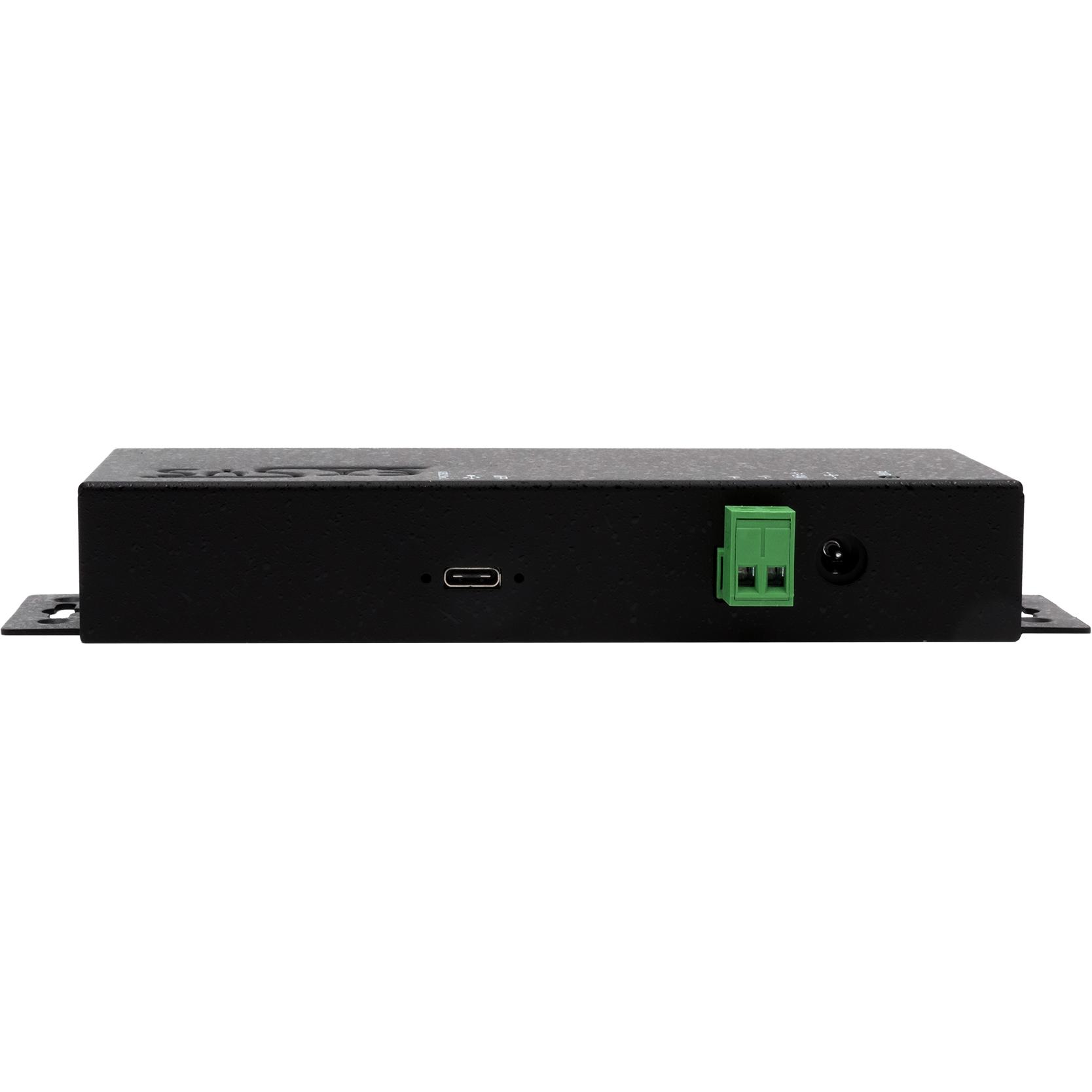 Thumbnail - Exsys EX-1237HMVS (USB-C, 7 Ports), Dockingstation + USB Hub, Schwarz