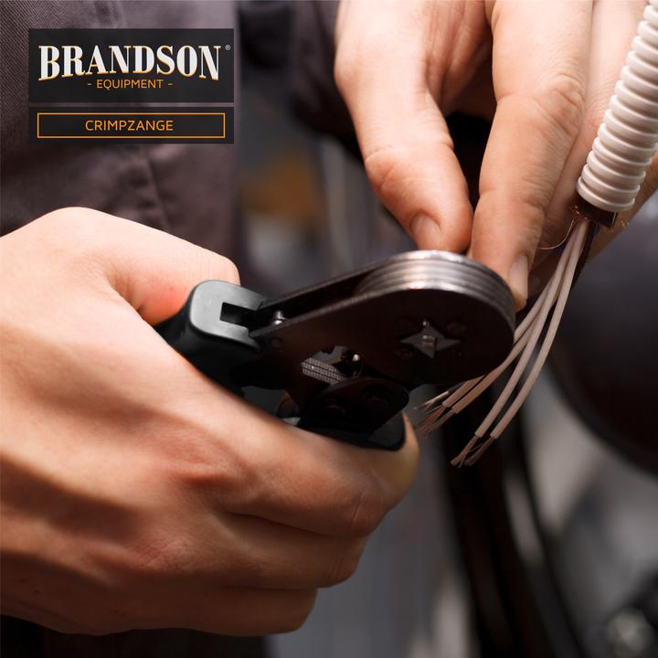 Actual product image Brandson Crimping pliers with wire end ferrules set (175 mm)