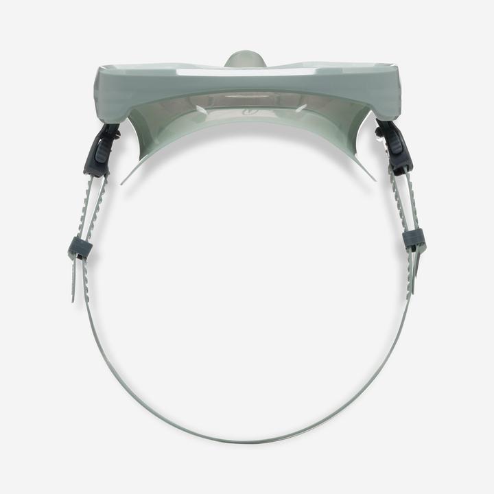 Actual product image Subea Tauchmaske Antibeschlag Silikonband - 100 Mono khaki