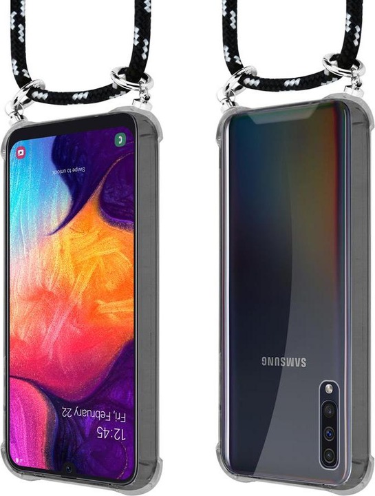 Produktbild Cadorabo TPU Handy Kette SILBER Cover
