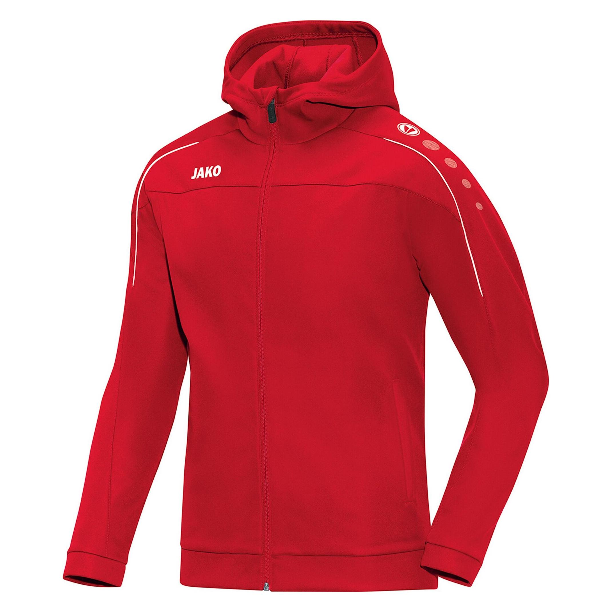 Jako, Herren, Pullover, Classico Kapuzenjacke Damen (L), Rot, (L)