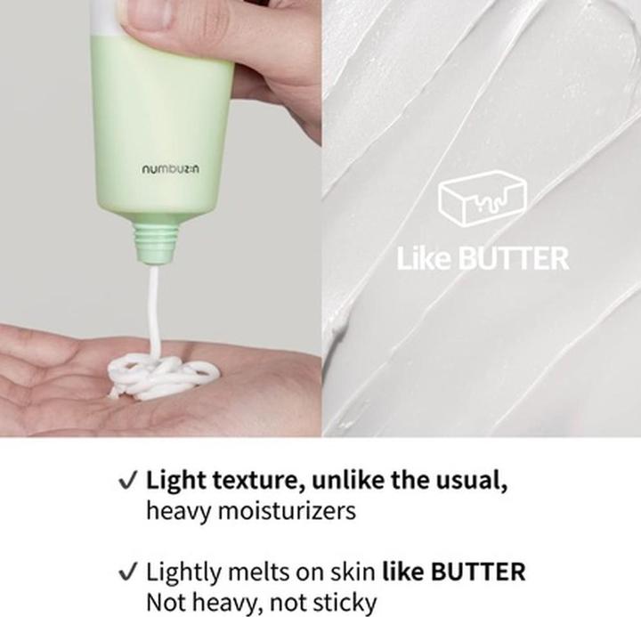 Immagine prodotto Numbuzin Cica Ceramide Riparante Centella Asiatica Idratante Riparazione Profonda Texture Burro di Ceramide (60 ml, Crema da giorno)