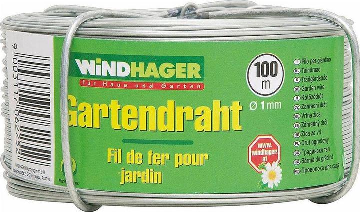 Actual product image Windhager Garden wire galvanized 1mm (9 cm)