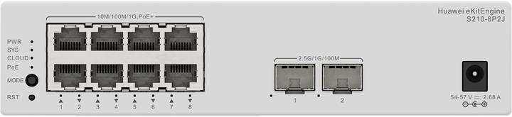 Image du produit Huawei PoE+ Switch eKitEngine S210 Series S210-8P2J 10 Port (10 ports)