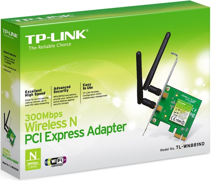 Actual product image TP-Link Tl-Wn881nd (Mini PCI Express)
