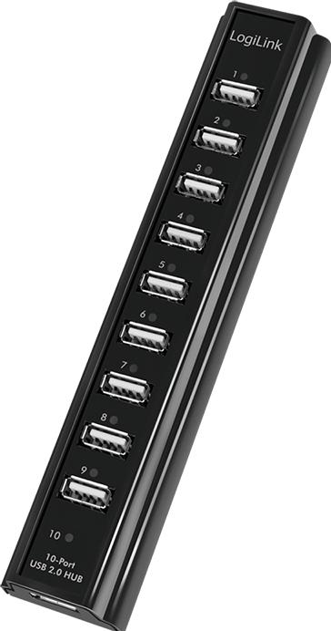 Actual product image LogiLink UA0096 (USB-A, 10 ports)