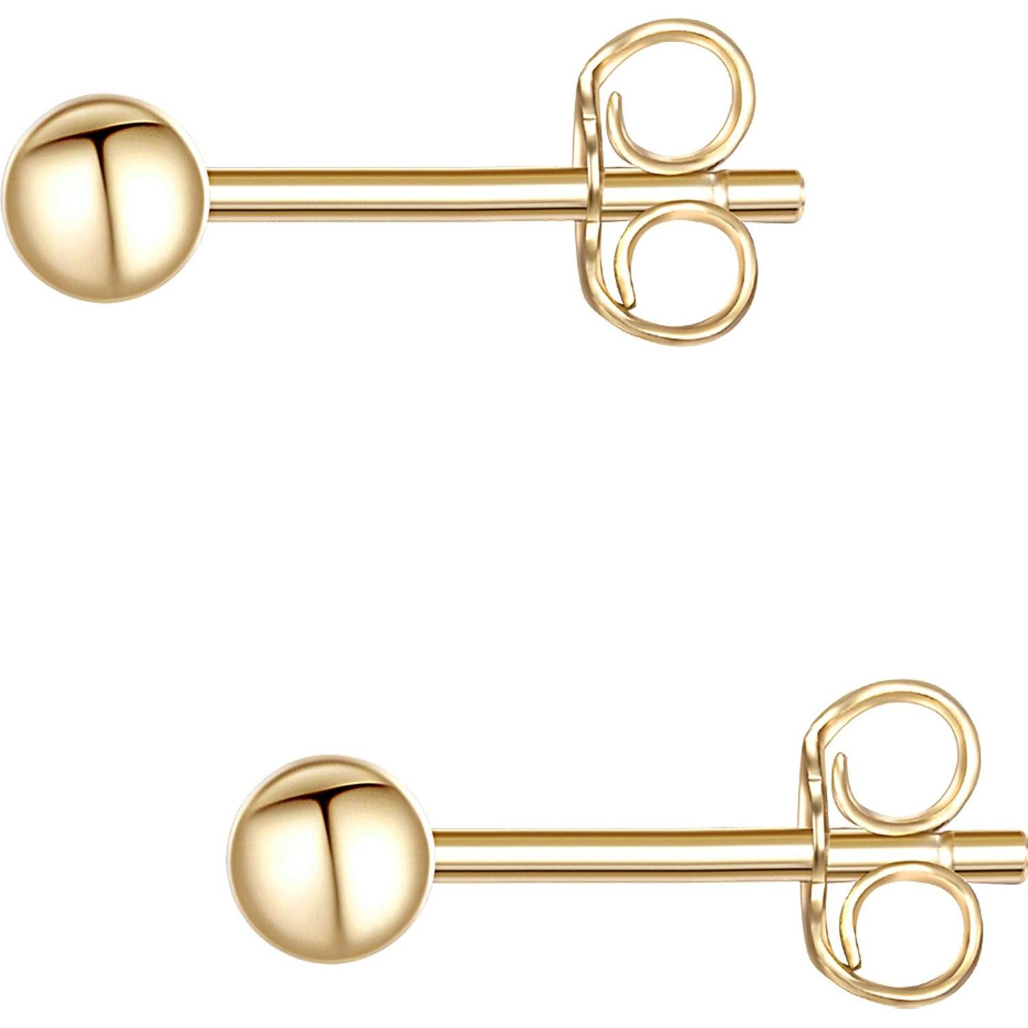 Thumbnail - Glanzstücke München, Ohrringe, Damen Sterling Silber gelbgold - 23742, (Sterling Silber)