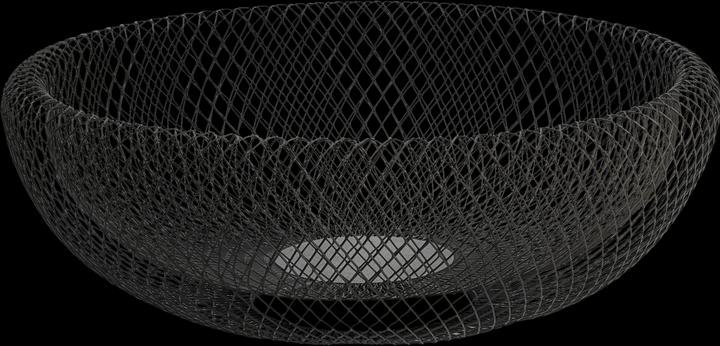 Image du produit Philippi Fruitschaal | Magnifique eyecatcher | Mesh Schaal XL | | Poedercoating staal (40 x 14 cm)