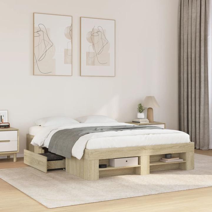 Actual product image vidaXL Bedstead (140 x 190 cm)
