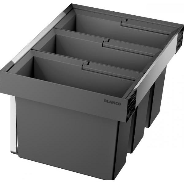 Blanco Flexon II Low 60/3, Abfalleimer, Schwarz