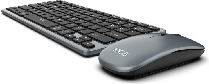 Actual product image Inca Keyboard IBK-572BT Blood. 2.4G Smart Grey (DE, Wireless)