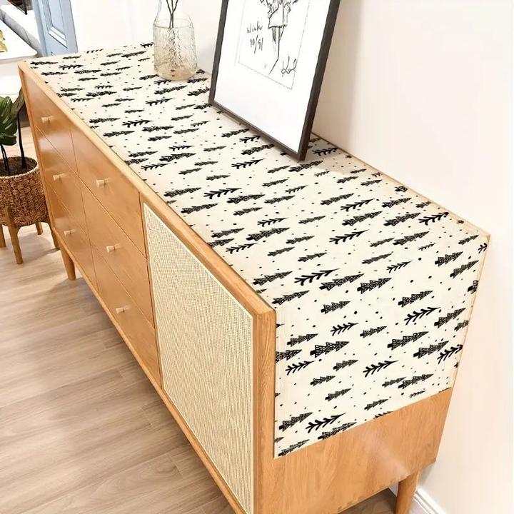 Immagine prodotto Alopini Runner da tavola in poliestere - realizzato a macchina, versatile per tavoli da pranzo e da pranzo