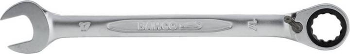 Produktbild Bahco 21-mm-Knarren-Ring-Maulschlüssel, verchromt, 290 mm (21 mm)