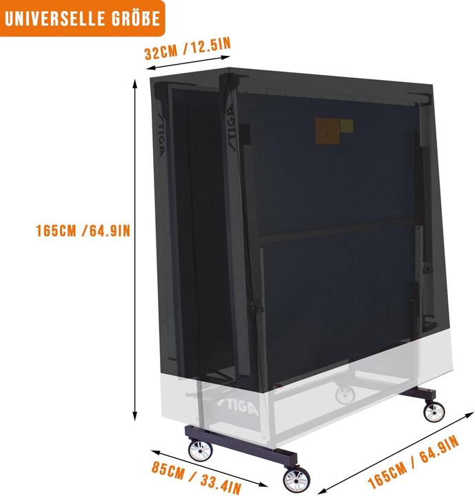 Image du produit Coverify Couverture de table de ping-pong