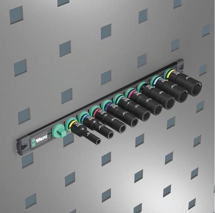 Productafbeelding Wera 8790 Nuss-Magnetleiste B Deep Impaktor Imperial 1, 3/8 (9/16", 5/8", 3/8", 5/16", 3/4", 1/4", 1/2", 11/16", 7/16")