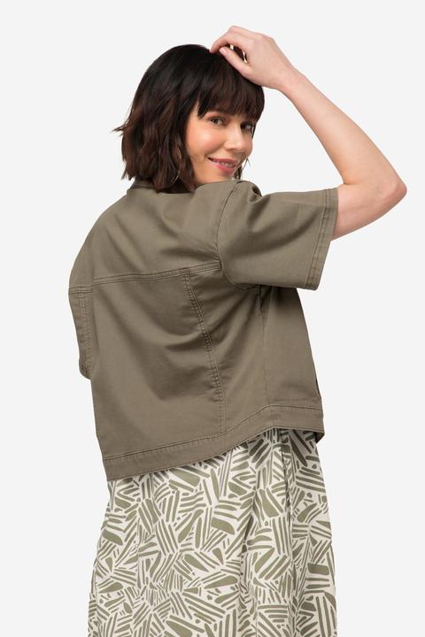 Actual product image Laurasøn Jeansjacke, oversized, weiter Halbarm (M)