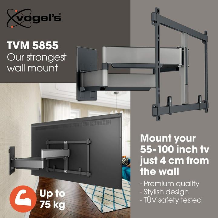 Image du produit Vogels TVM 5855 (Mur, 100", 75 kg)