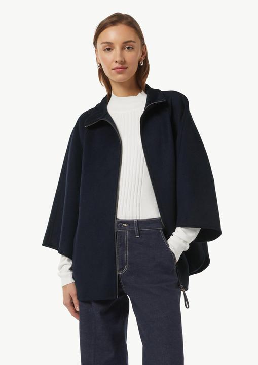 Actual product image Comma Outdoor-Umhang Wollmix-Cape im Loose Fit mit Raglan-Ärmeln (XS)