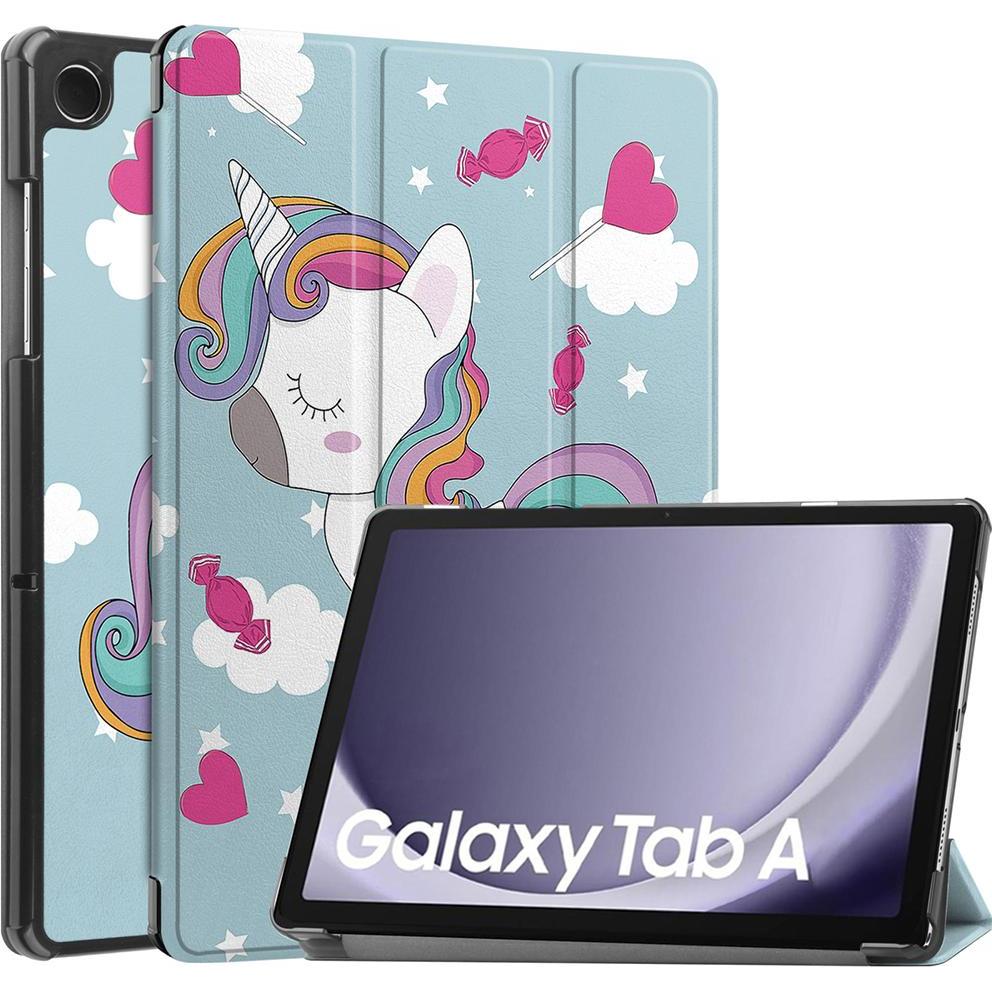 Techsuit - FoldPro - Samsung Galaxy Tab A9 Plus - Unicorn (Samsung Galaxy Tab A9), Cover tablet, Multicolore