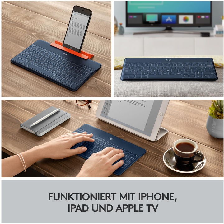 Immagine prodotto Logitech Keys-To-Go (CH, Senza fili)