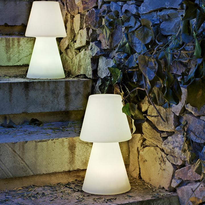 Actual product image Newgarden LOLA 30 LED table lamp with touch sensor 20cm + RGB, rechargeable battery indoor & outdoor IP65 (315 lm)