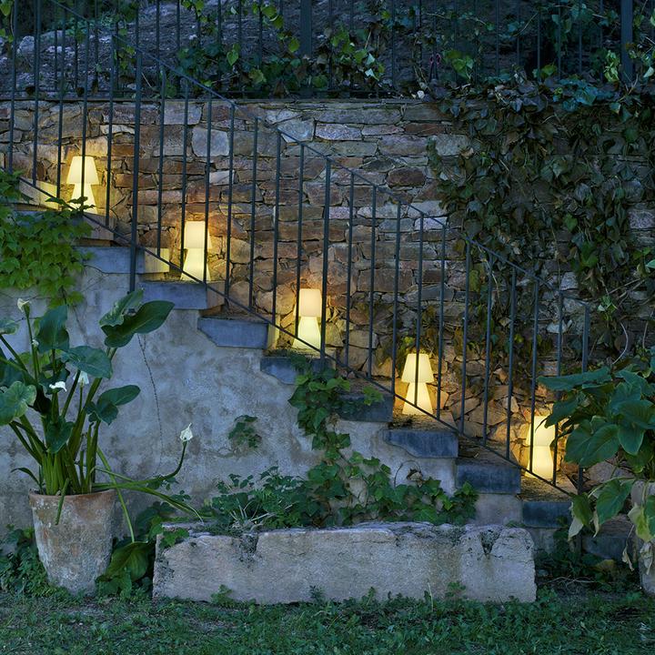 Actual product image Newgarden LOLA 30 LED table lamp with touch sensor 20cm + RGB, rechargeable battery indoor & outdoor IP65 (315 lm)