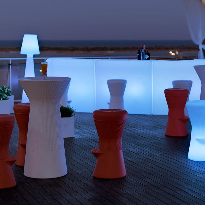 Image du produit Newgarden CAPRI 110 Table de salon LED Outdoor, éclairée + RGB, batterie, télécommande Intérieur & Extérieur I (360 lm)
