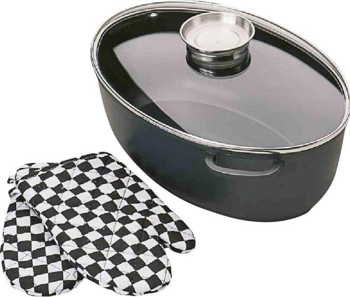 Produktbild Krüger Gänsebräter (Bräter + Schmortopf, Aluminiumguss)