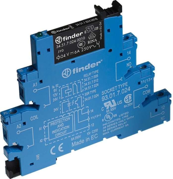 Produktbild Finder Koppelrelais 6A 230VAC Serie 38