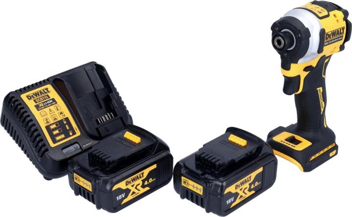 Produktbild DeWalt DCF 850 M2 Akku Schlagschrauber 18 V 205 Nm 1/4" Brushless + 2x Akku 4,0 Ah + LadegerÃ¤t