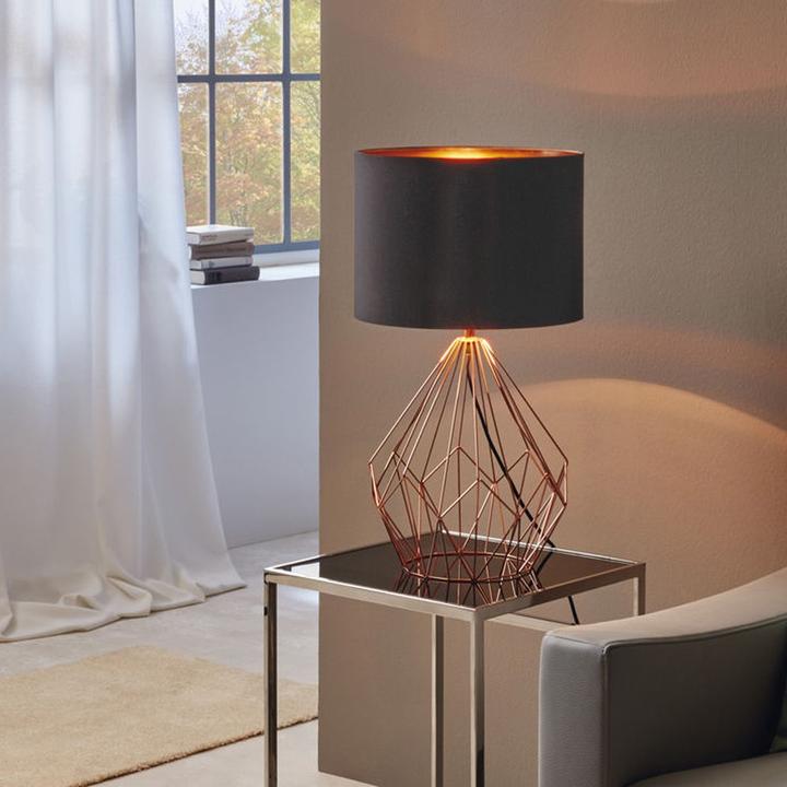 Actual product image Licht-Trend Tischleuchte Bosco Kupfer, Schwarz (E27)