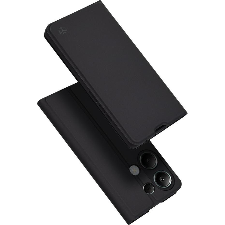 Techsuit - Magskin Book - Xiaomi Redmi Note 13 Pro 4G / Poco M6 Pro 4G - Black (Xiaomi Poco M6 Pro, Xiaomi Redmi Note 13 Pro 4G), Cover smartphone, Ne