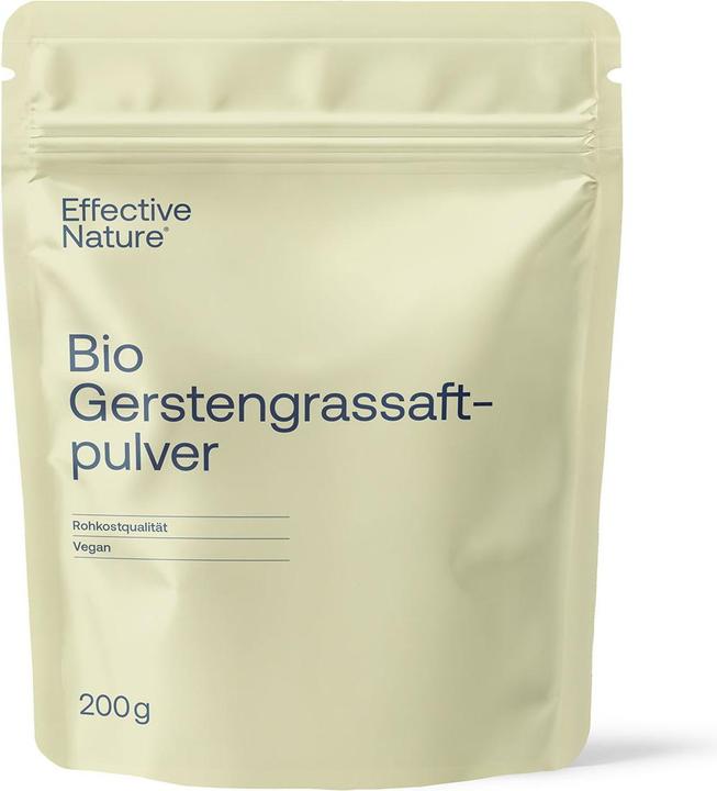 Effective Nature Bio Gerstengrassaft Pulver (Pulver, 200 g)